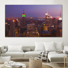 New York view 2 by Jefd on GIANT ART - purple city scene