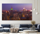 New York view 2 by Jefd on GIANT ART - purple city scene