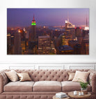 New York view 2 by Jefd on GIANT ART - purple city scene