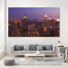 New York view 2 by Jefd on GIANT ART - purple city scene