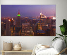 New York view 2 by Jefd on GIANT ART - purple city scene