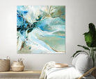 Écume by Kathleen Cloutier on GIANT ART - green abstract