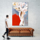 Salsa by Kathleen Cloutier on GIANT ART - red abstract