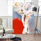 Salsa by Kathleen Cloutier on GIANT ART - red abstract