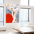 Salsa by Kathleen Cloutier on GIANT ART - red abstract