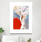 Salsa by Kathleen Cloutier on GIANT ART - red abstract tree