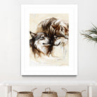 Le régne by Marie Andrée Leblond on GIANT ART - white animals loups