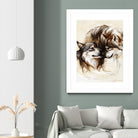 Le régne by Marie Andrée Leblond on GIANT ART - white animals loups
