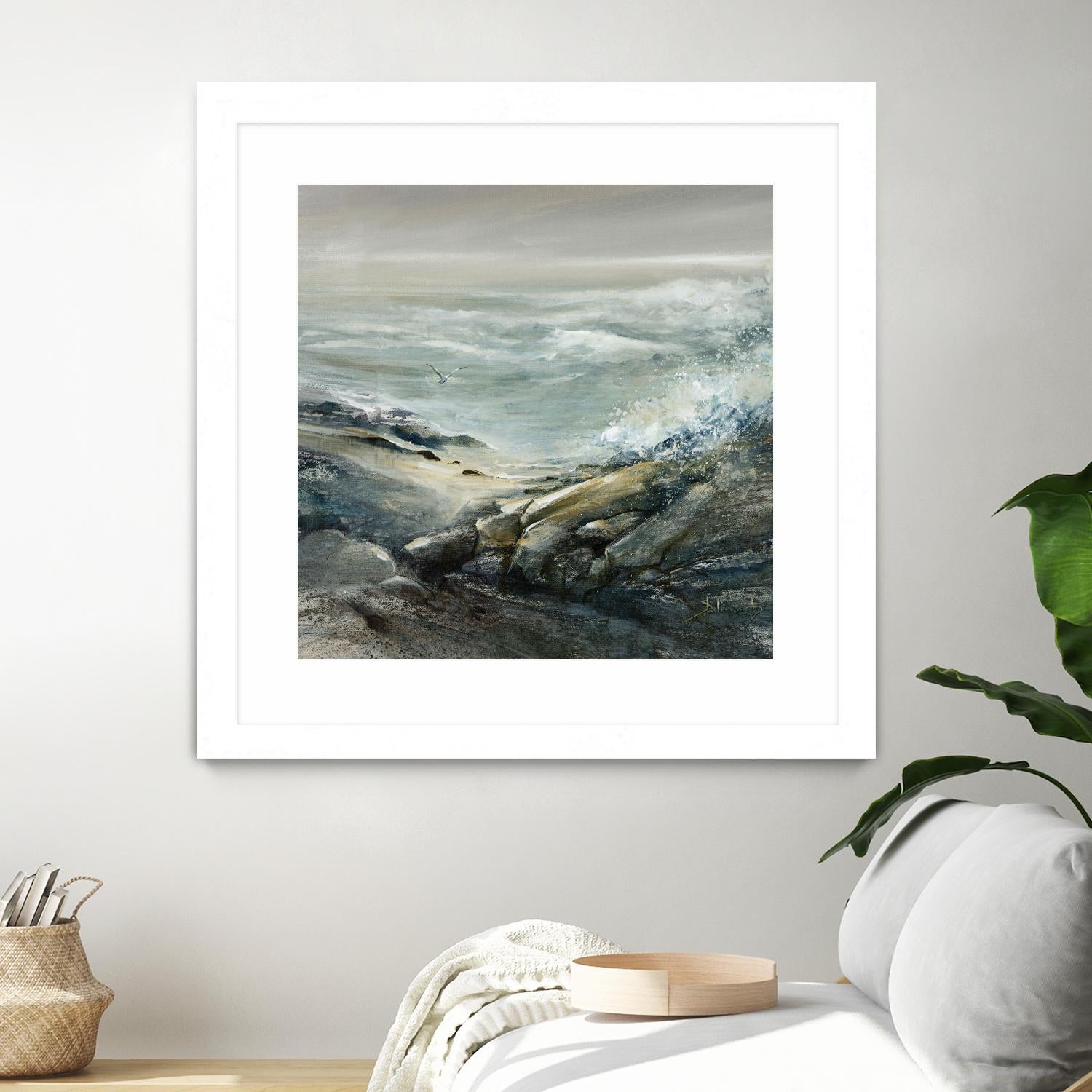 Seul by Roland Palmaerts on GIANT ART - grey sea scene