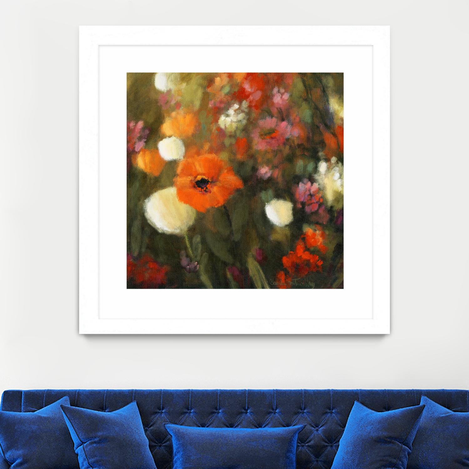 Prairie fleurie by Claude Tremblay on GIANT ART - green floral