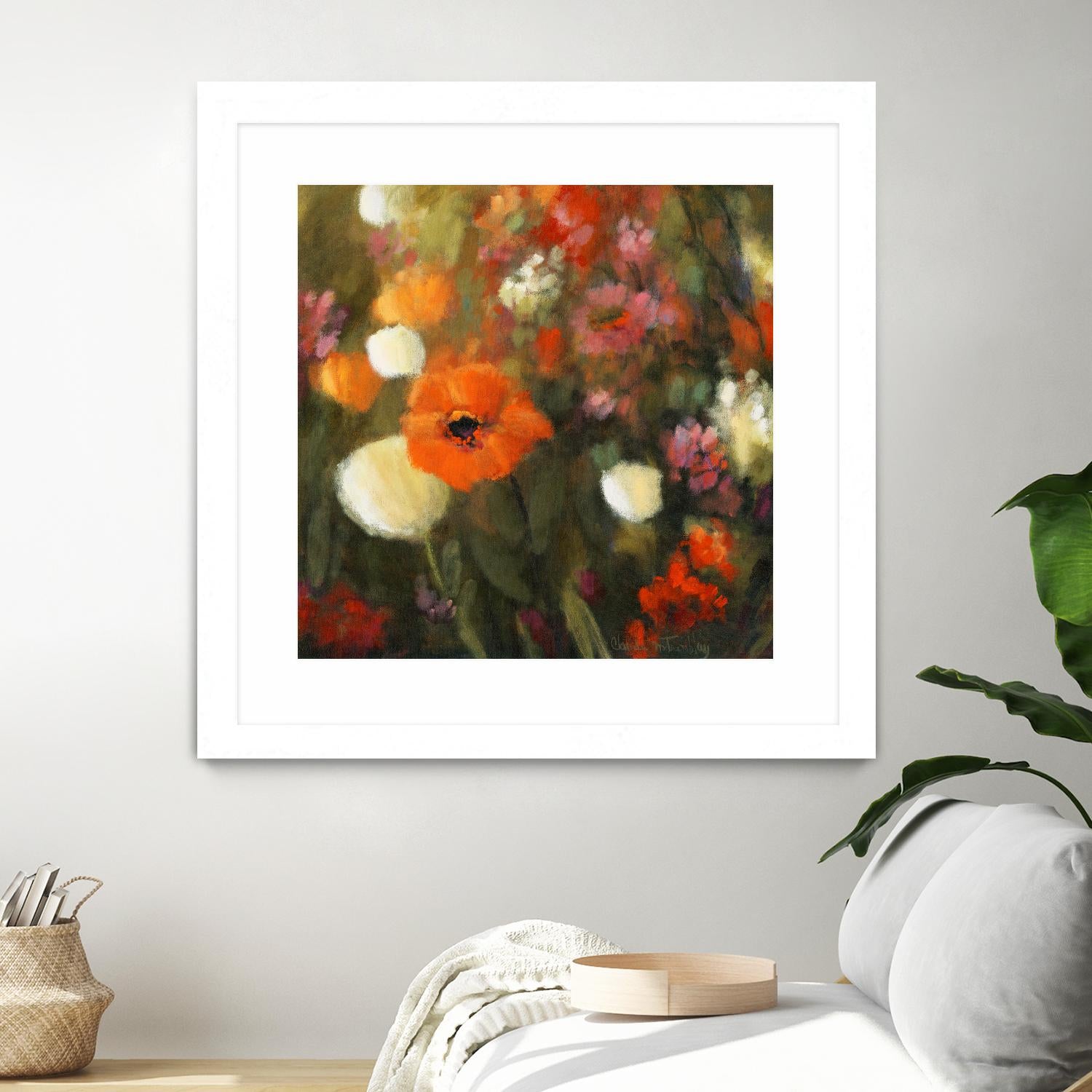 Prairie fleurie by Claude Tremblay on GIANT ART - green floral