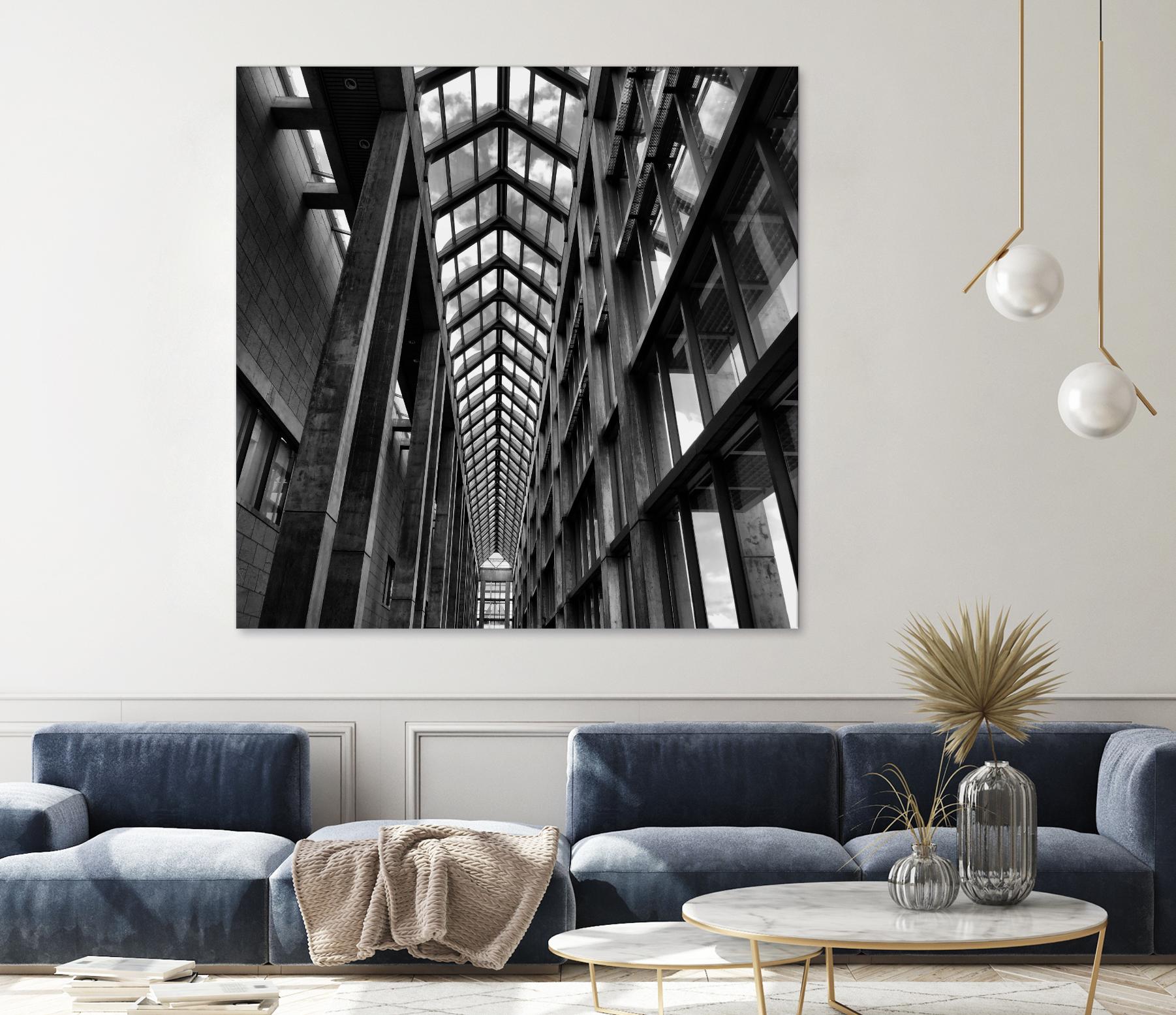 Rban Line V by Jean-François Dupuis on GIANT ART - black city scene