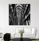 Rban Line V by Jean-François Dupuis on GIANT ART - black city scene