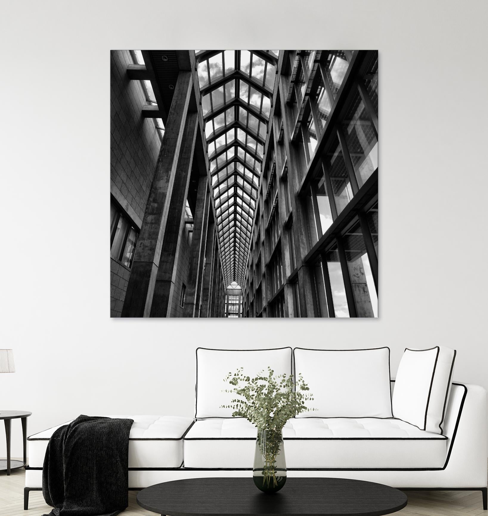Rban Line V by Jean-François Dupuis on GIANT ART - black city scene