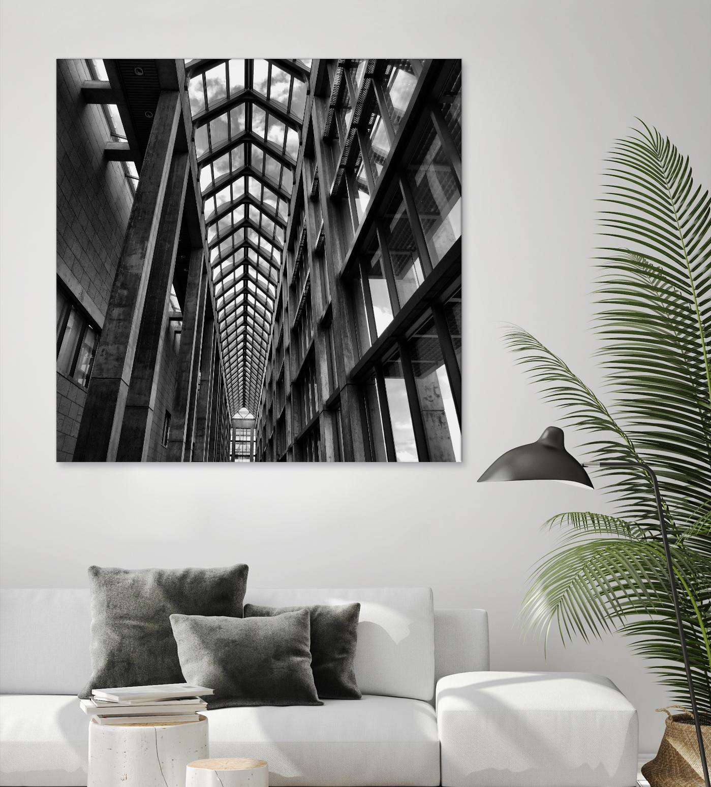 Rban Line V by Jean-François Dupuis on GIANT ART - black city scene