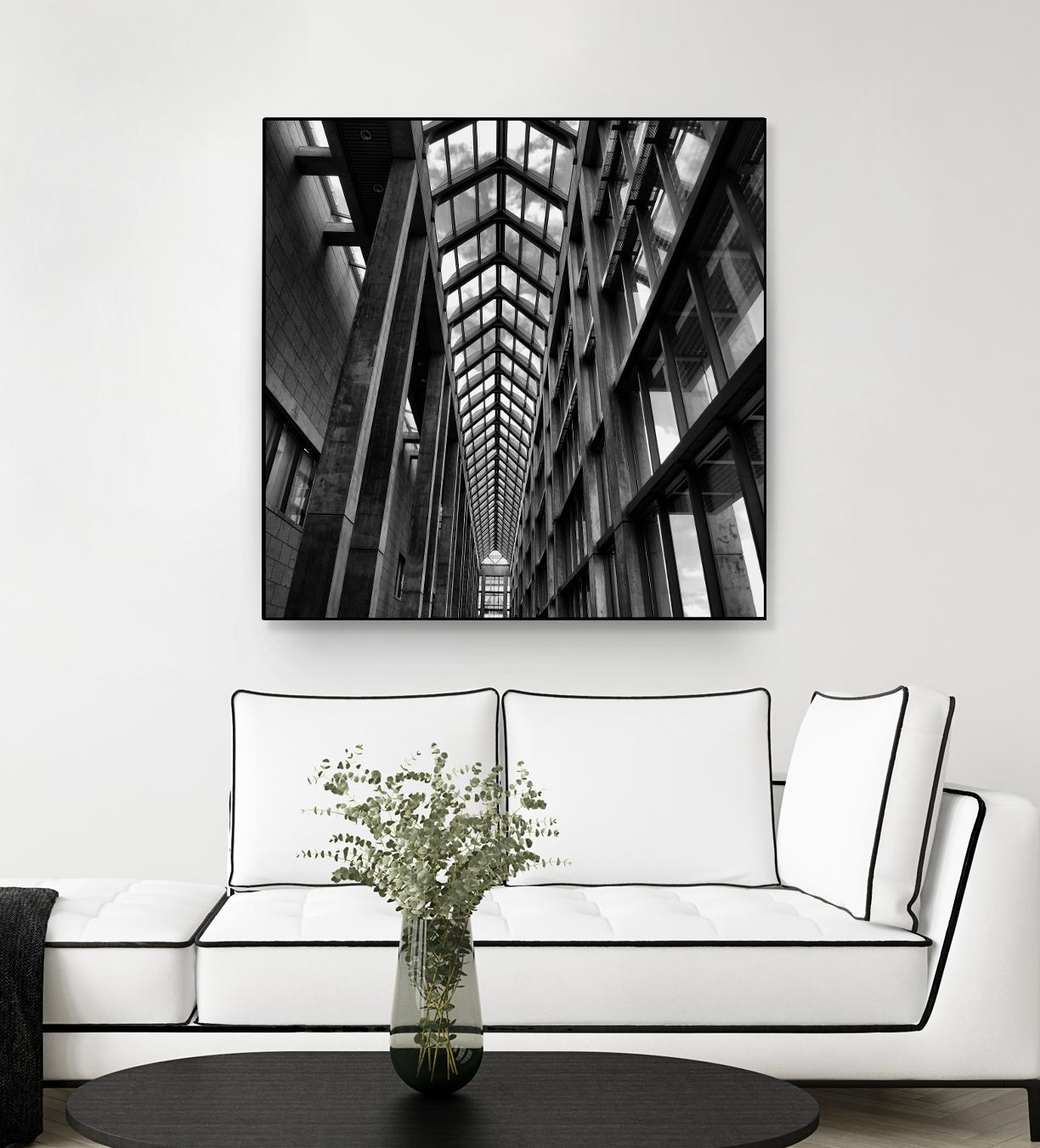 Rban Line V by Jean-François Dupuis on GIANT ART - black city scene
