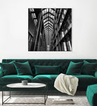 Rban Line V by Jean-François Dupuis on GIANT ART - black city scene