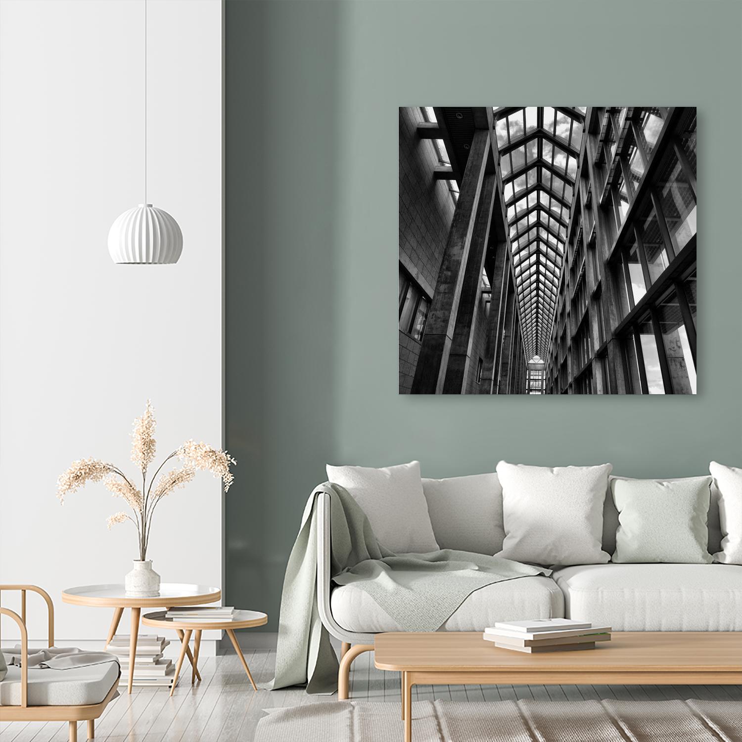 Rban Line V by Jean-François Dupuis on GIANT ART - black city scene canadian artists