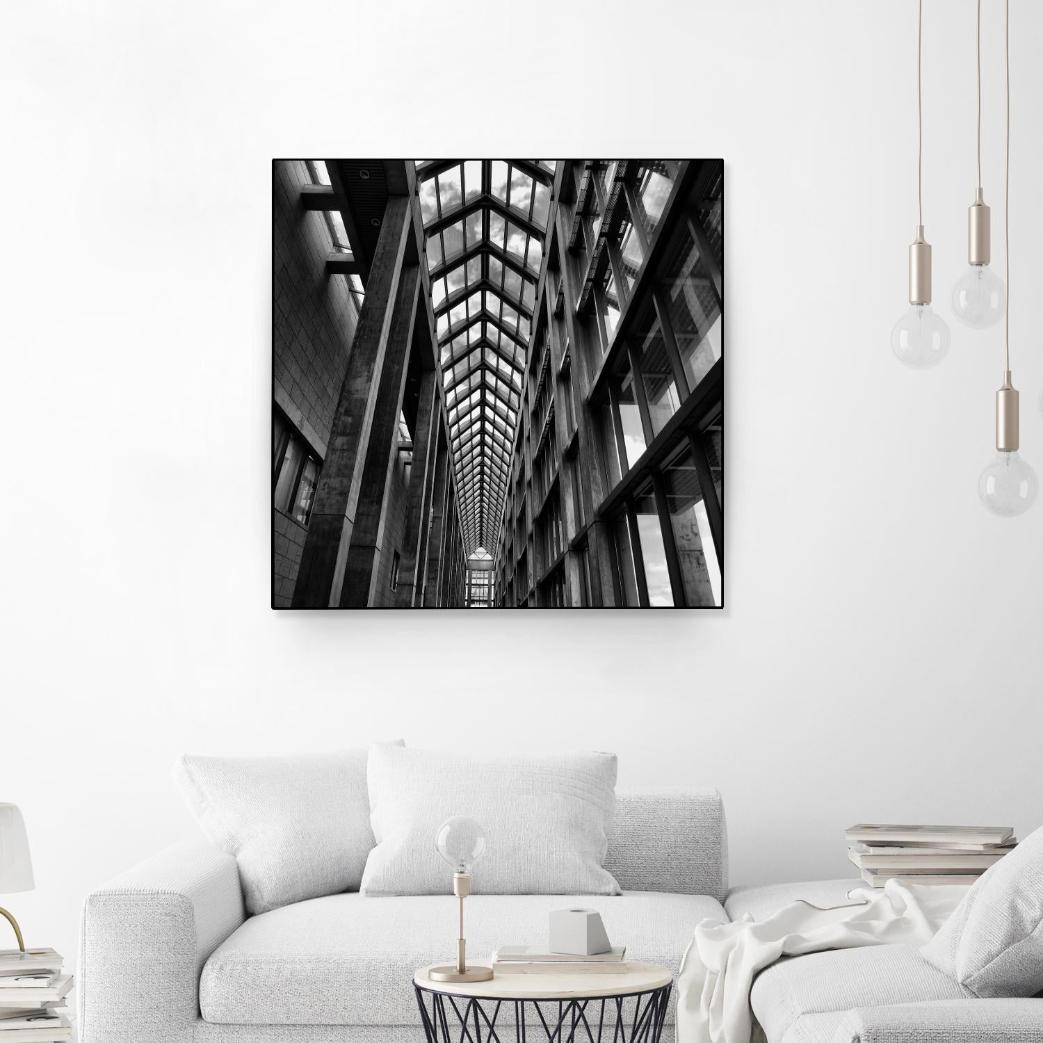 Rban Line V by Jean-François Dupuis on GIANT ART - black city scene