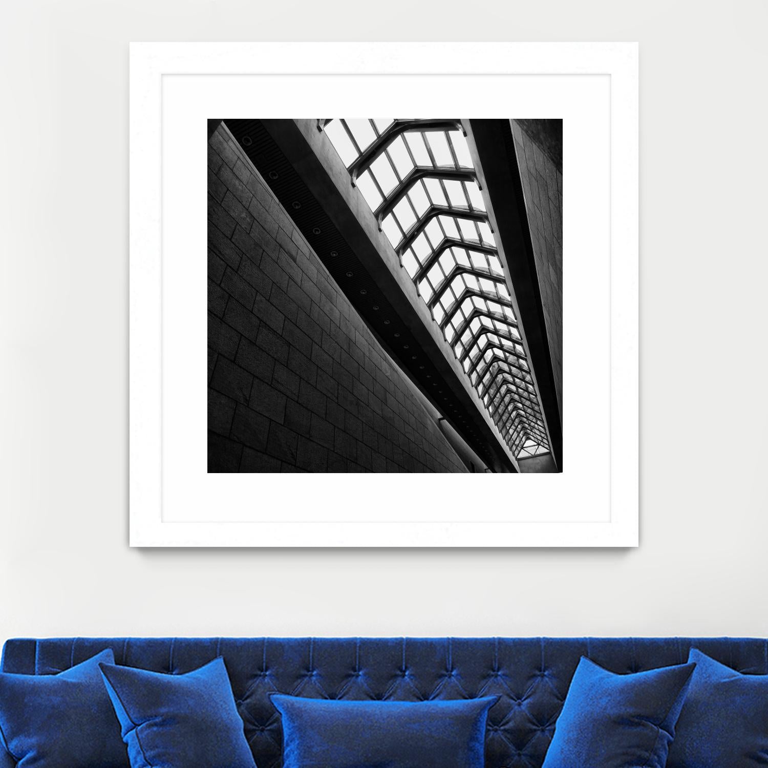 Urban line VI by Jean-François Dupuis on GIANT ART - white architectural