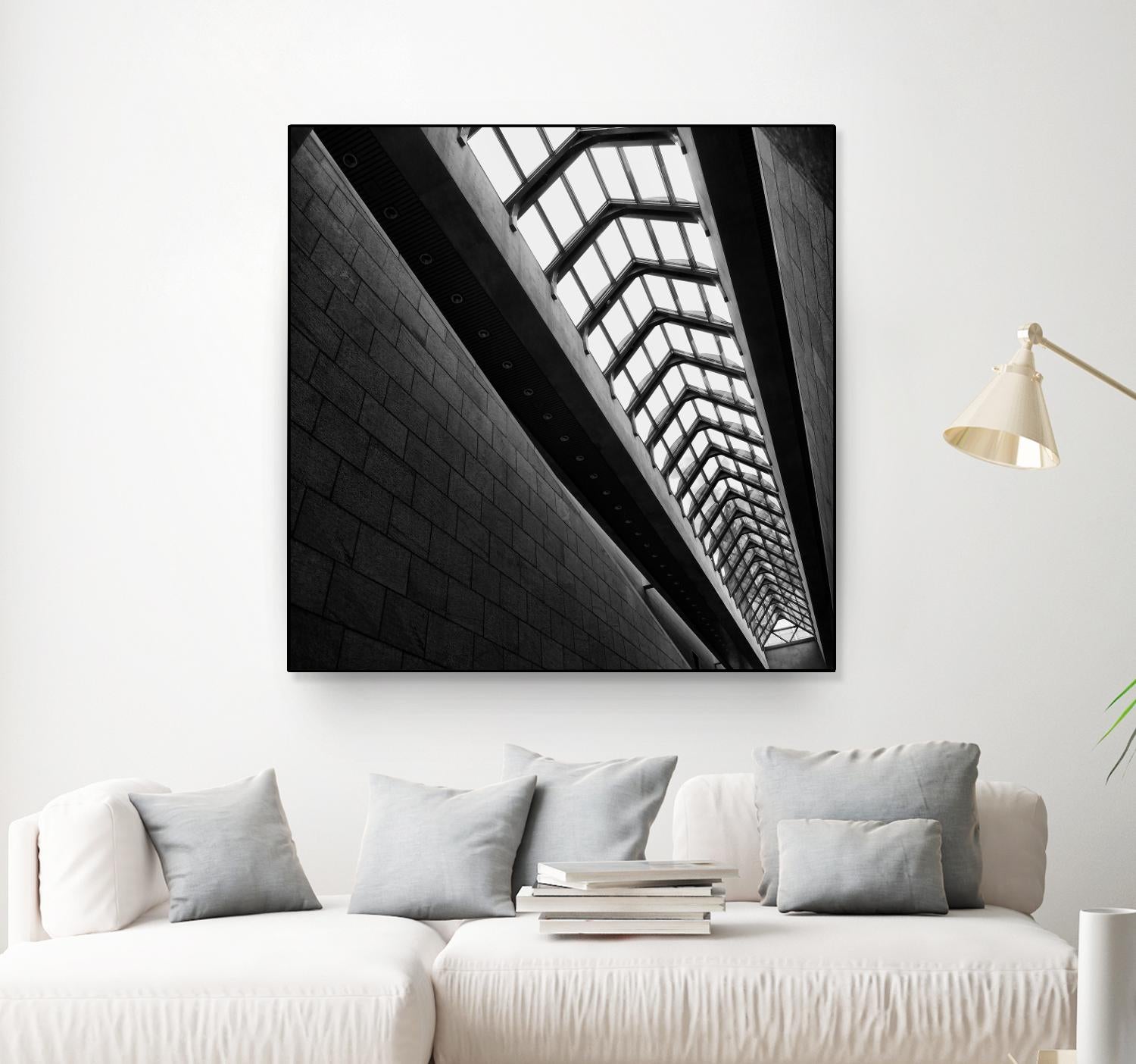 Urban line VI by Jean-François Dupuis on GIANT ART - white architectural