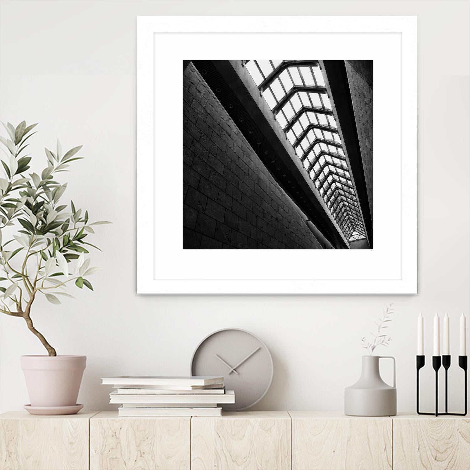 Urban line VI by Jean-François Dupuis on GIANT ART - white architectural