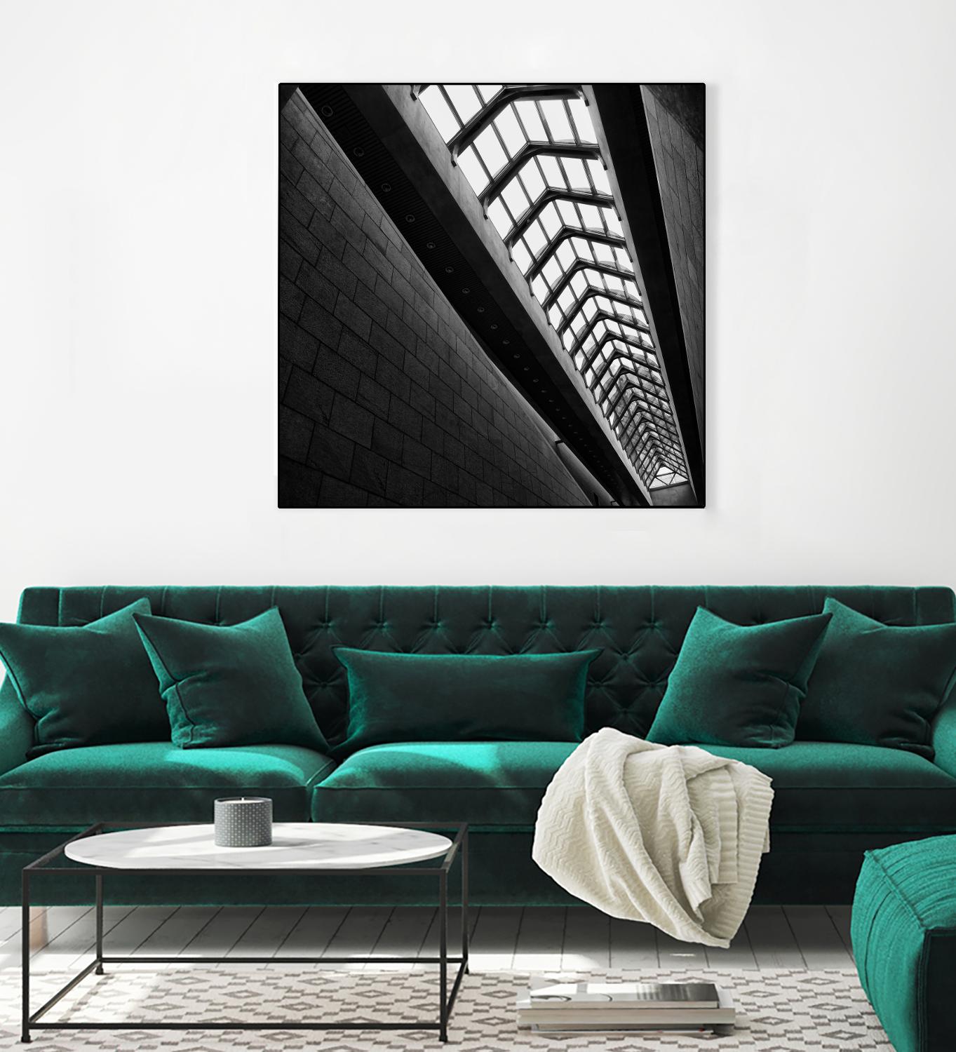 Urban line VI by Jean-François Dupuis on GIANT ART - white architectural