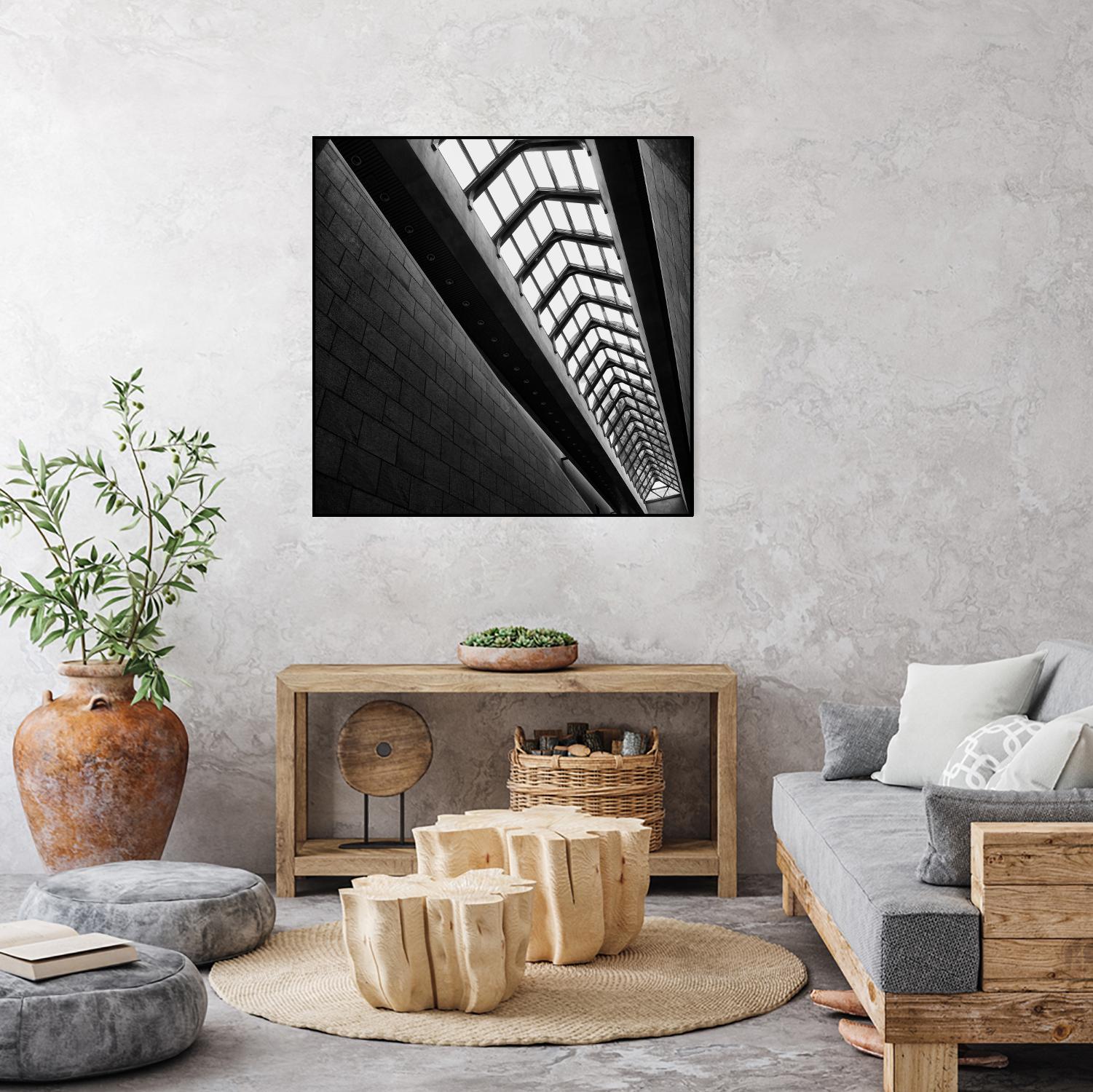 Urban line VI by Jean-François Dupuis on GIANT ART - white architectural