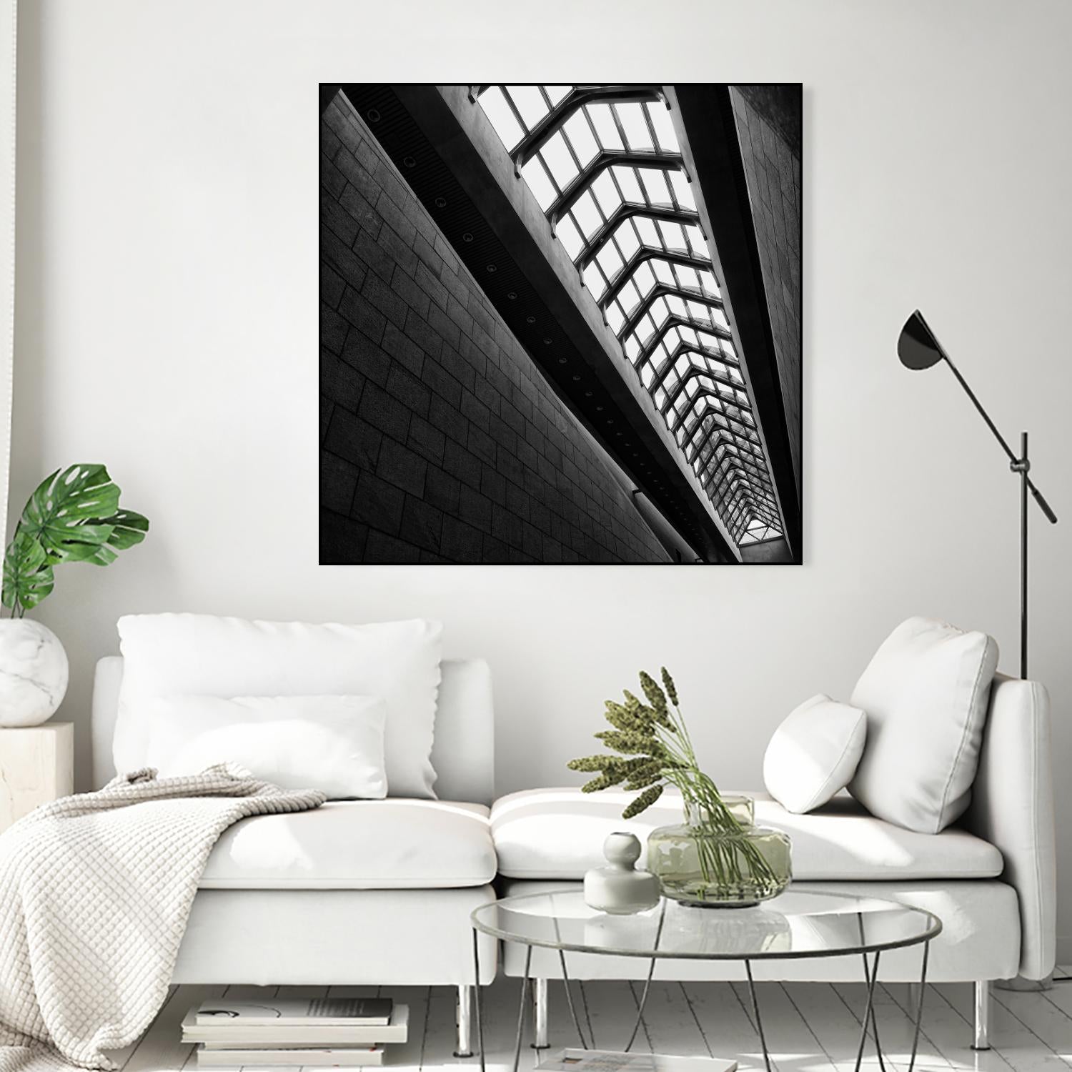 Urban line VI by Jean-François Dupuis on GIANT ART - white architectural