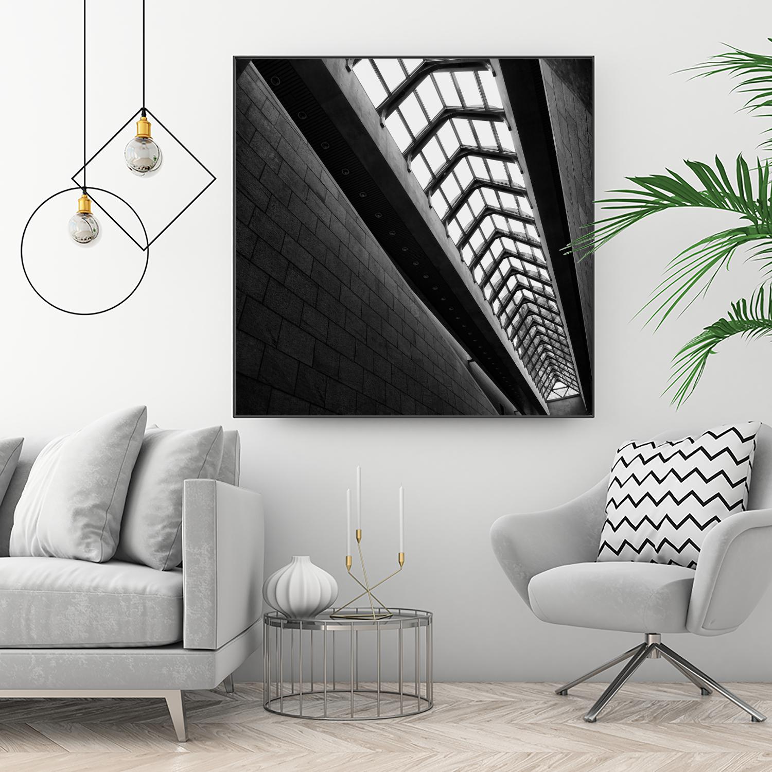 Urban line VI by Jean-François Dupuis on GIANT ART - white architectural