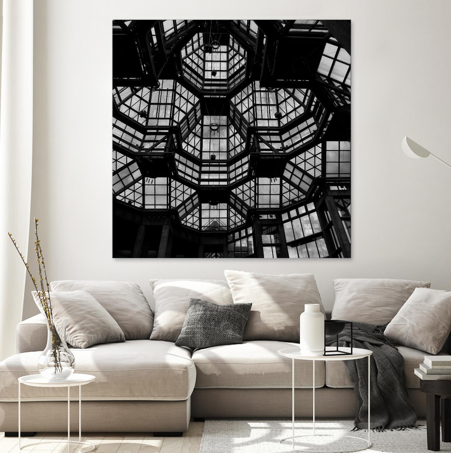 Urban line VIII by Jean-François Dupuis on GIANT ART - white architectural