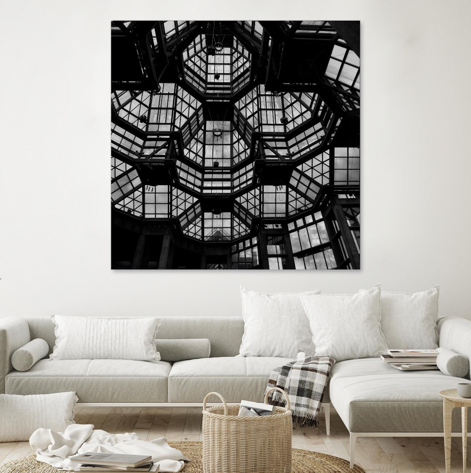 Urban line VIII by Jean-François Dupuis on GIANT ART - white architectural
