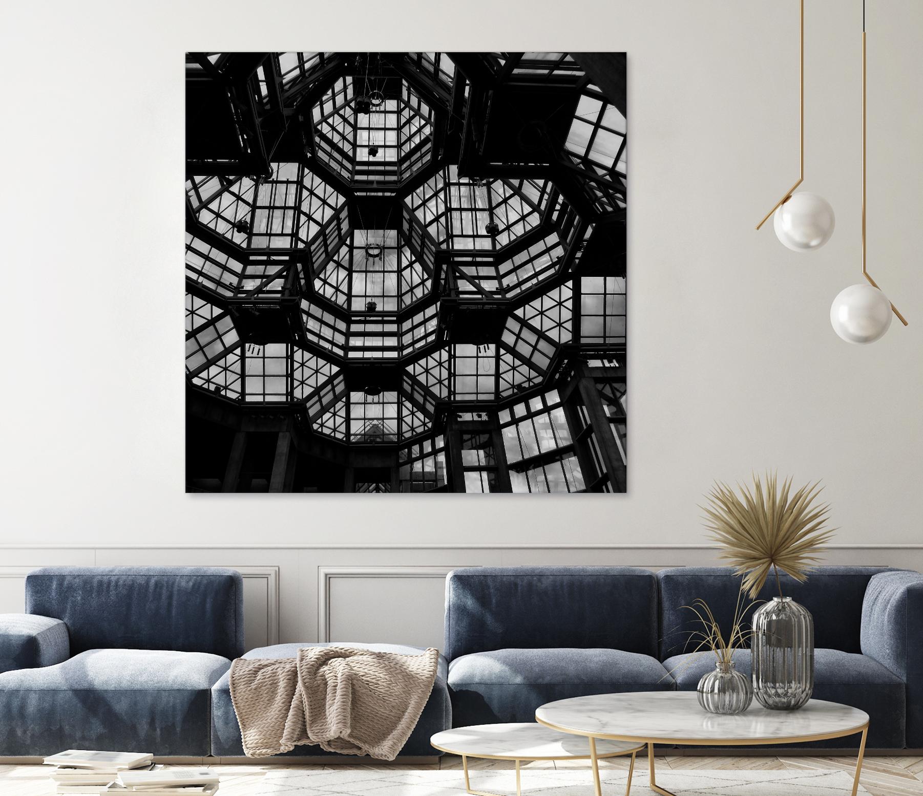 Urban line VIII by Jean-François Dupuis on GIANT ART - white architectural