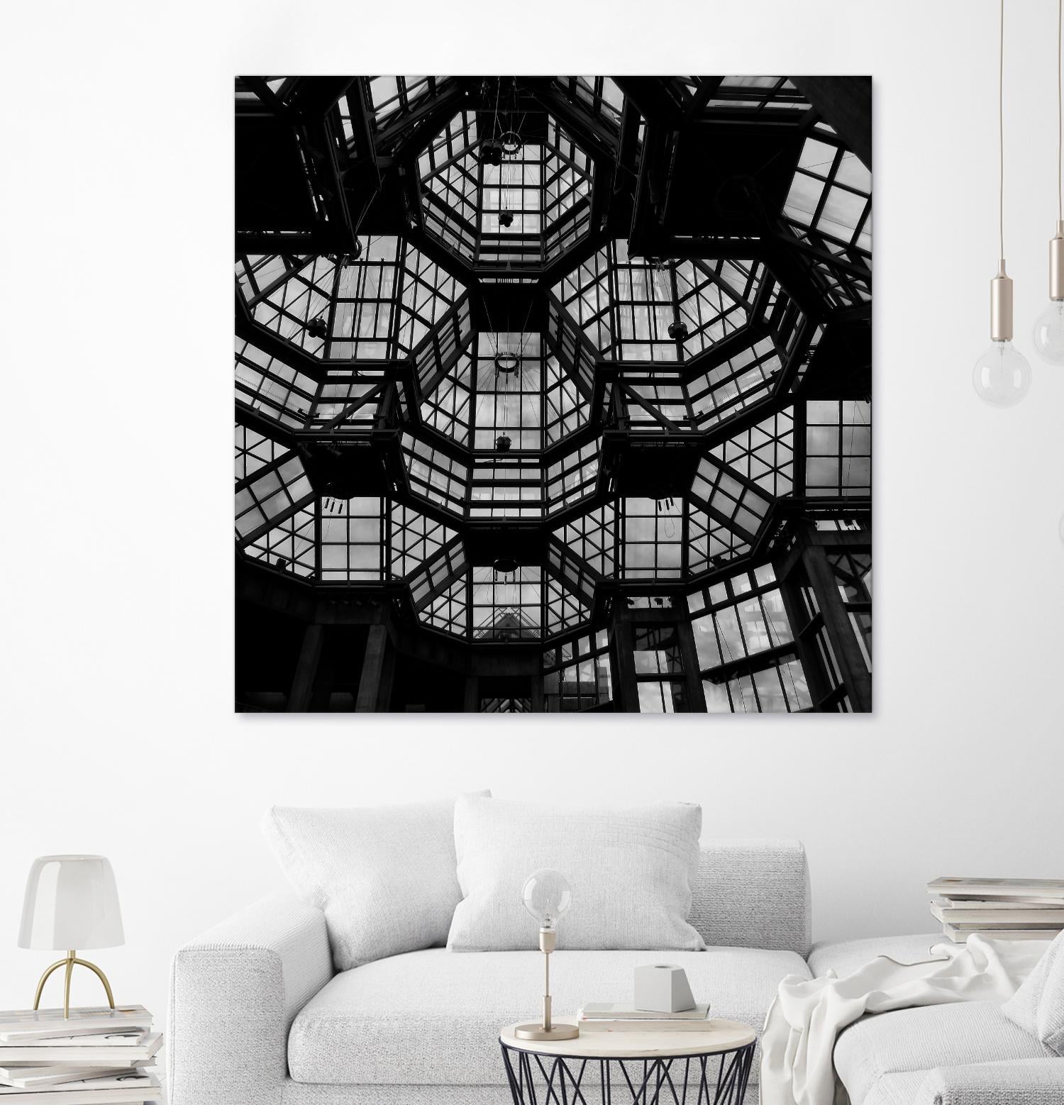 Urban line VIII by Jean-François Dupuis on GIANT ART - white architectural