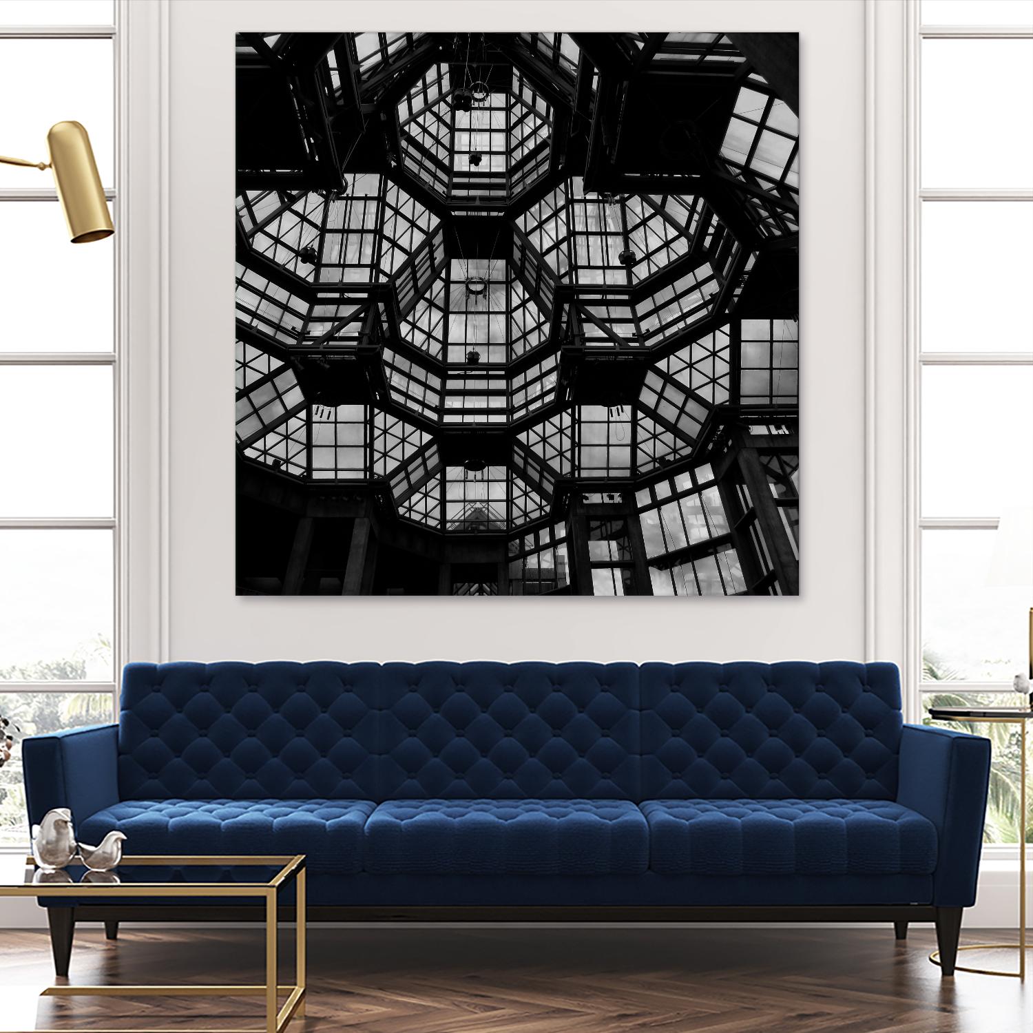 Urban line VIII by Jean-François Dupuis on GIANT ART - white architectural
