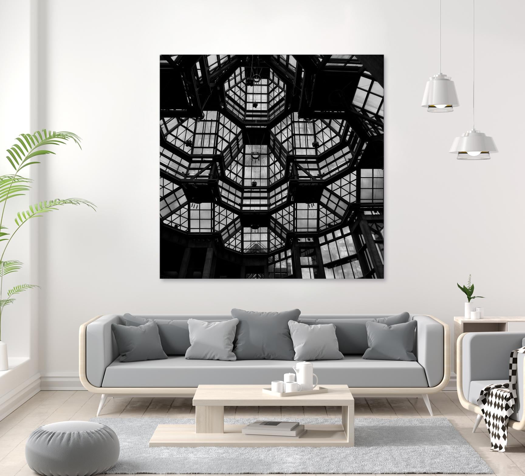 Urban line VIII by Jean-François Dupuis on GIANT ART - white architectural