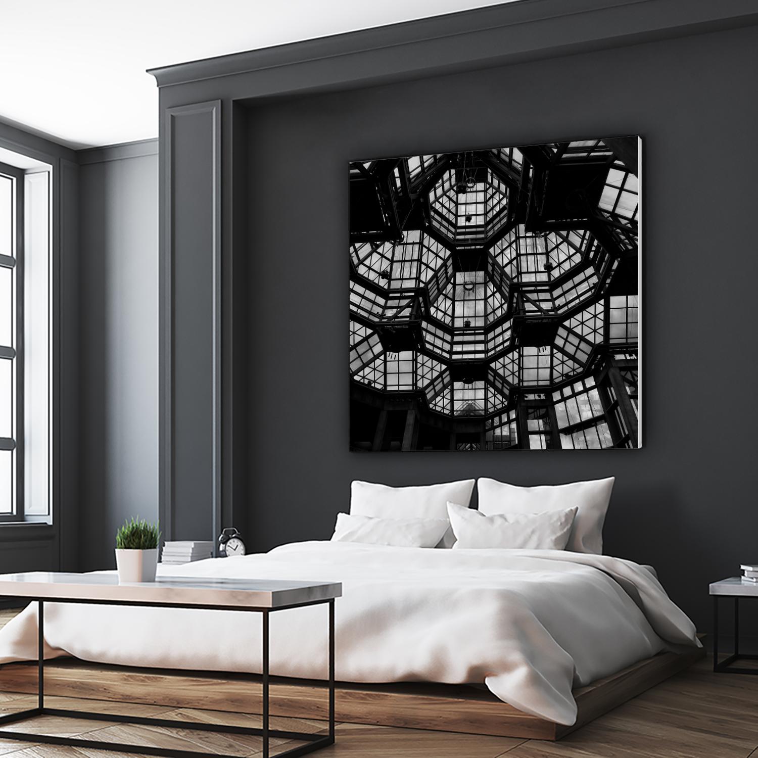 Urban line VIII by Jean-François Dupuis on GIANT ART - white architectural