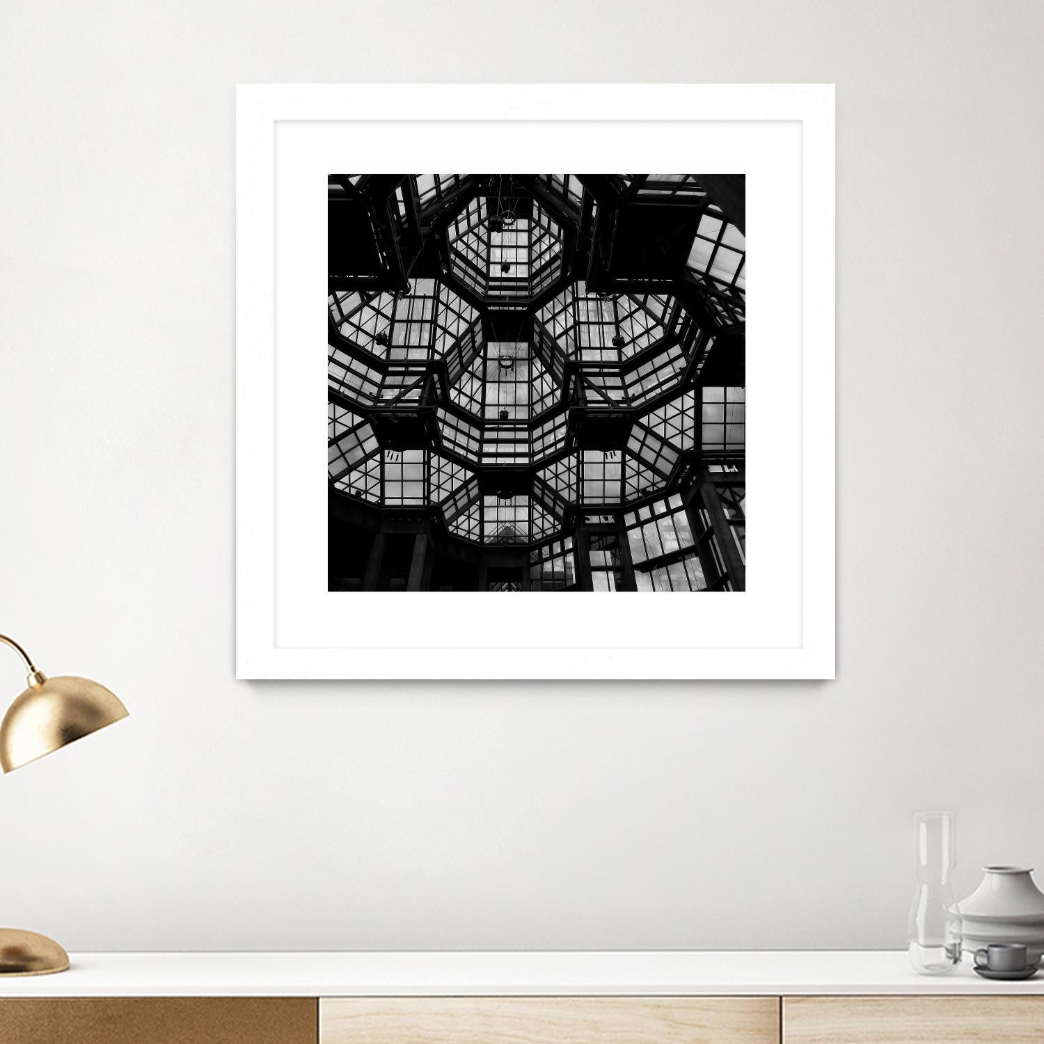 Urban line VIII by Jean-François Dupuis on GIANT ART - white architectural