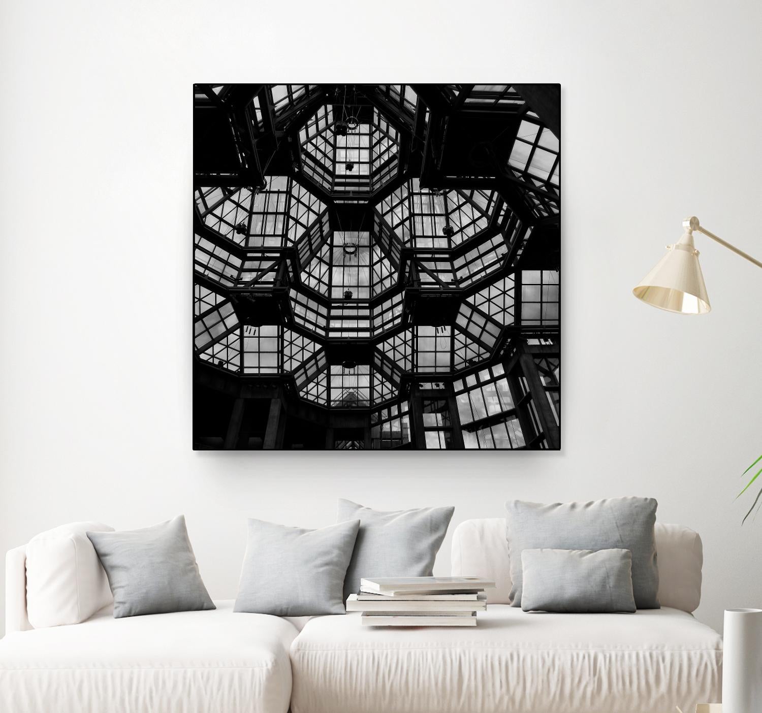 Urban line VIII by Jean-François Dupuis on GIANT ART - white architectural