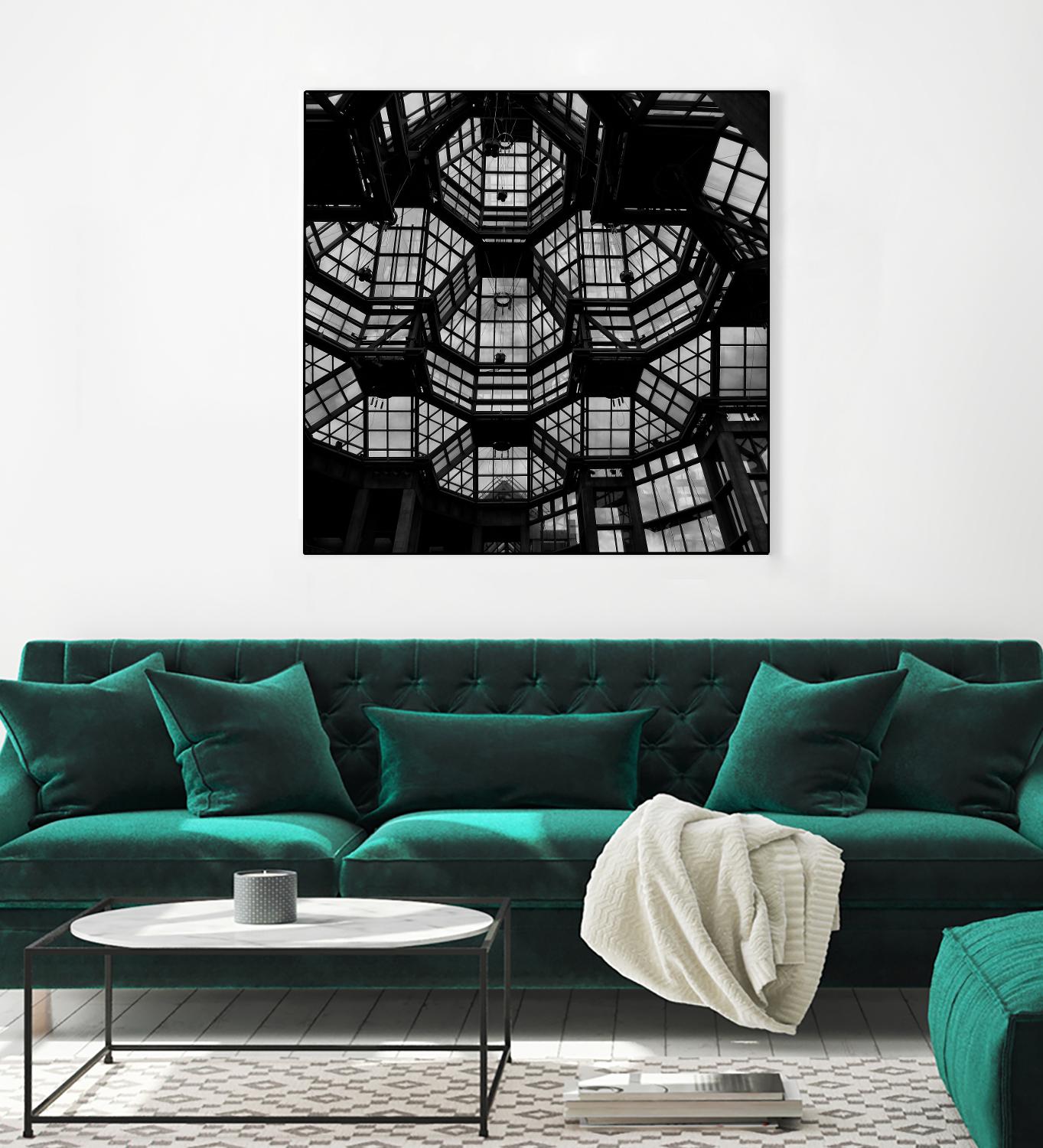 Urban line VIII by Jean-François Dupuis on GIANT ART - white architectural