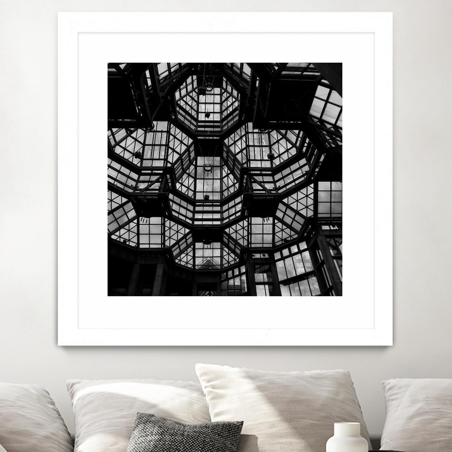 Urban line VIII by Jean-François Dupuis on GIANT ART - white architectural
