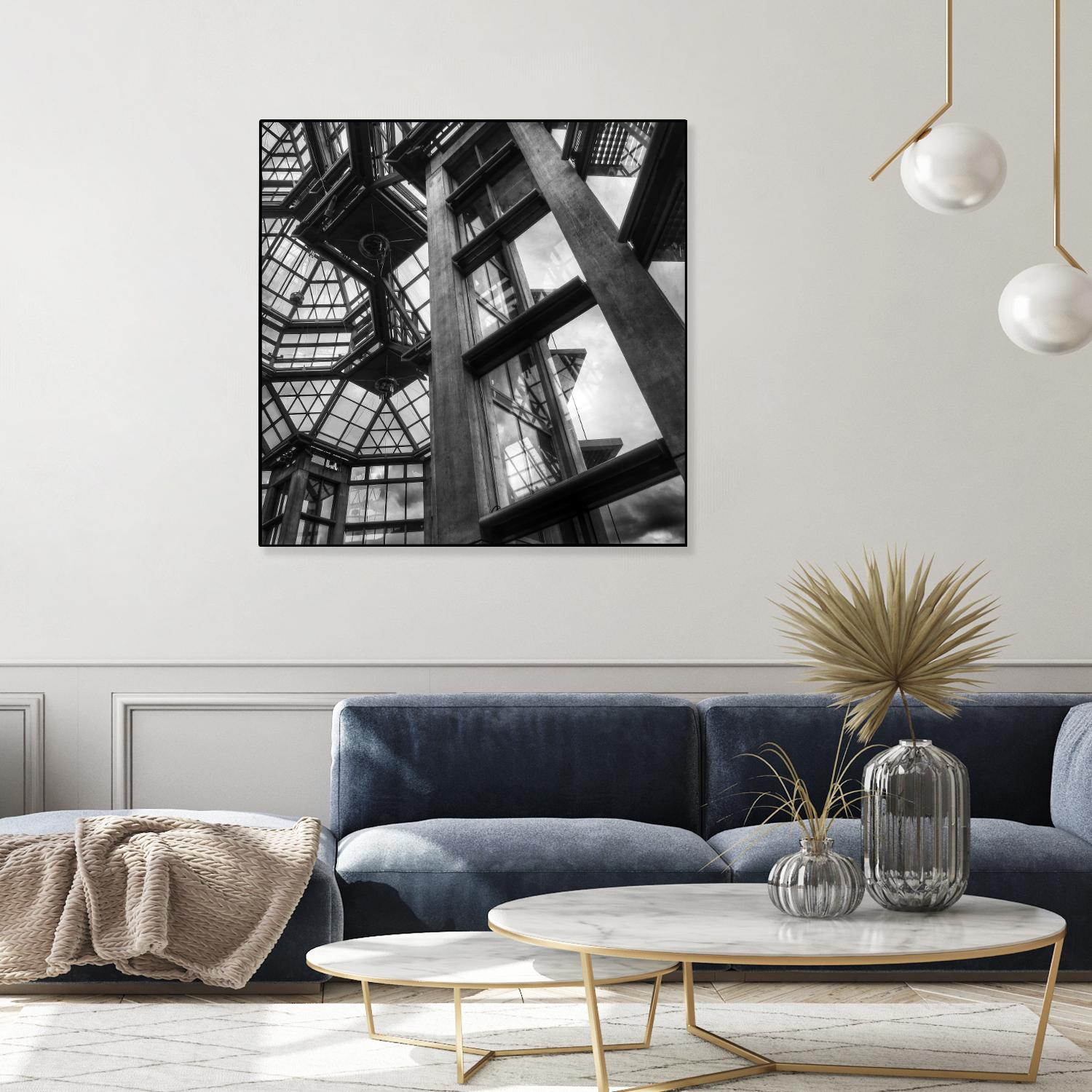 Urban line X by Jean-François Dupuis on GIANT ART - white architectural