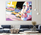 Go City I by Marc Archambault on GIANT ART - beige men and women