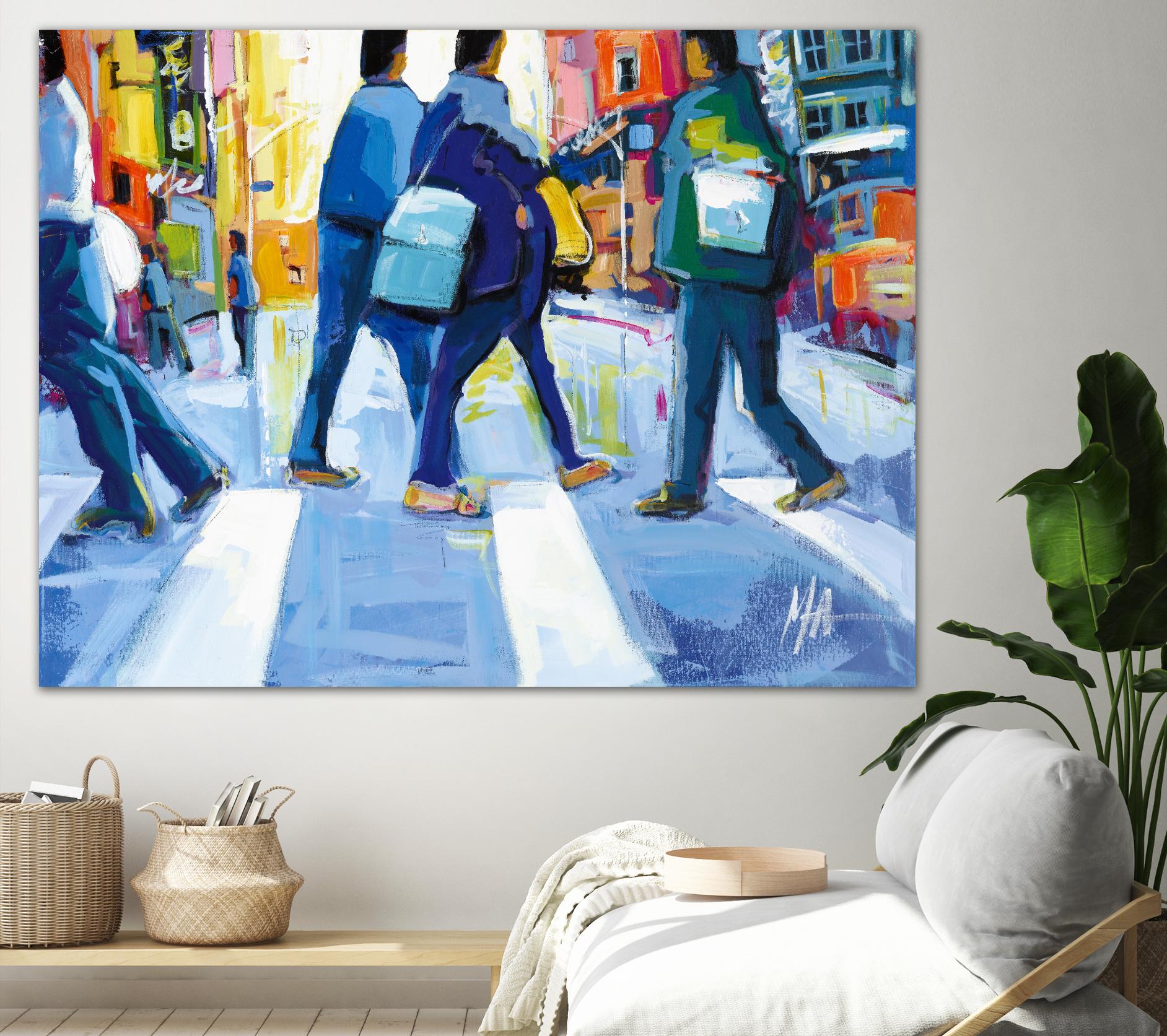 Go City III by Marc Archambault on GIANT ART - green city scene