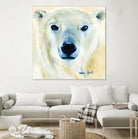 Ours polaire by Sylvia Audet on GIANT ART - yellow animals