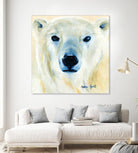 Ours polaire by Sylvia Audet on GIANT ART - yellow animals