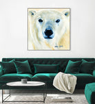 Ours polaire by Sylvia Audet on GIANT ART - yellow animals
