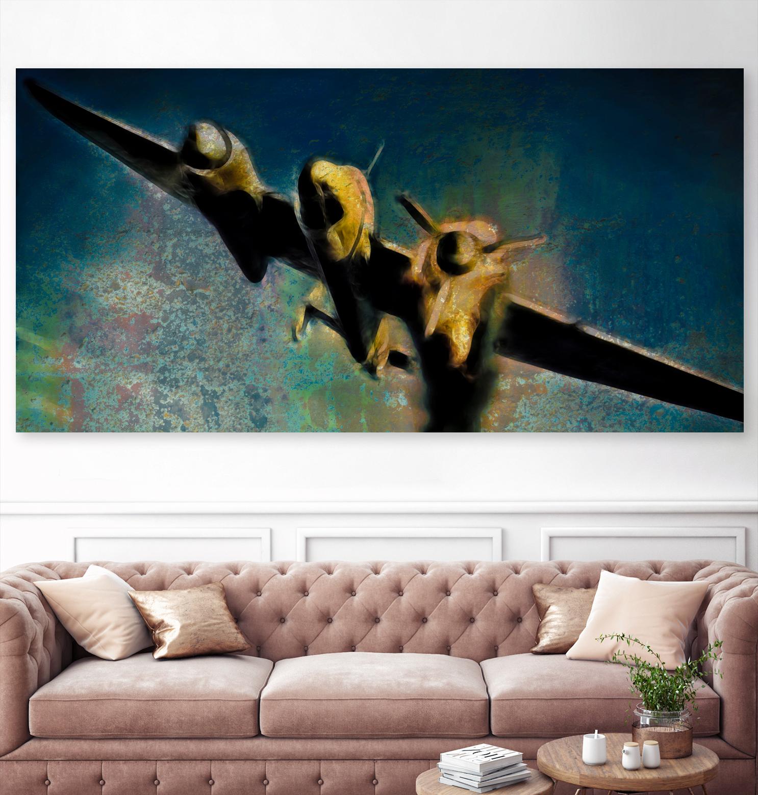 Airplane III by Jean-François Dupuis on GIANT ART - beige photo art plane