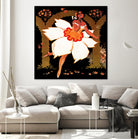 Fête des Narcisses by Archive on GIANT ART - orange vintage