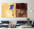Le cœur est un oiseau by Diane Lambin on GIANT ART - blue abstract